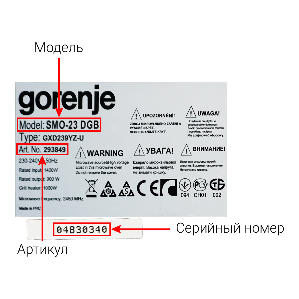 Микроволновые печи (СВЧ) GORENJE
