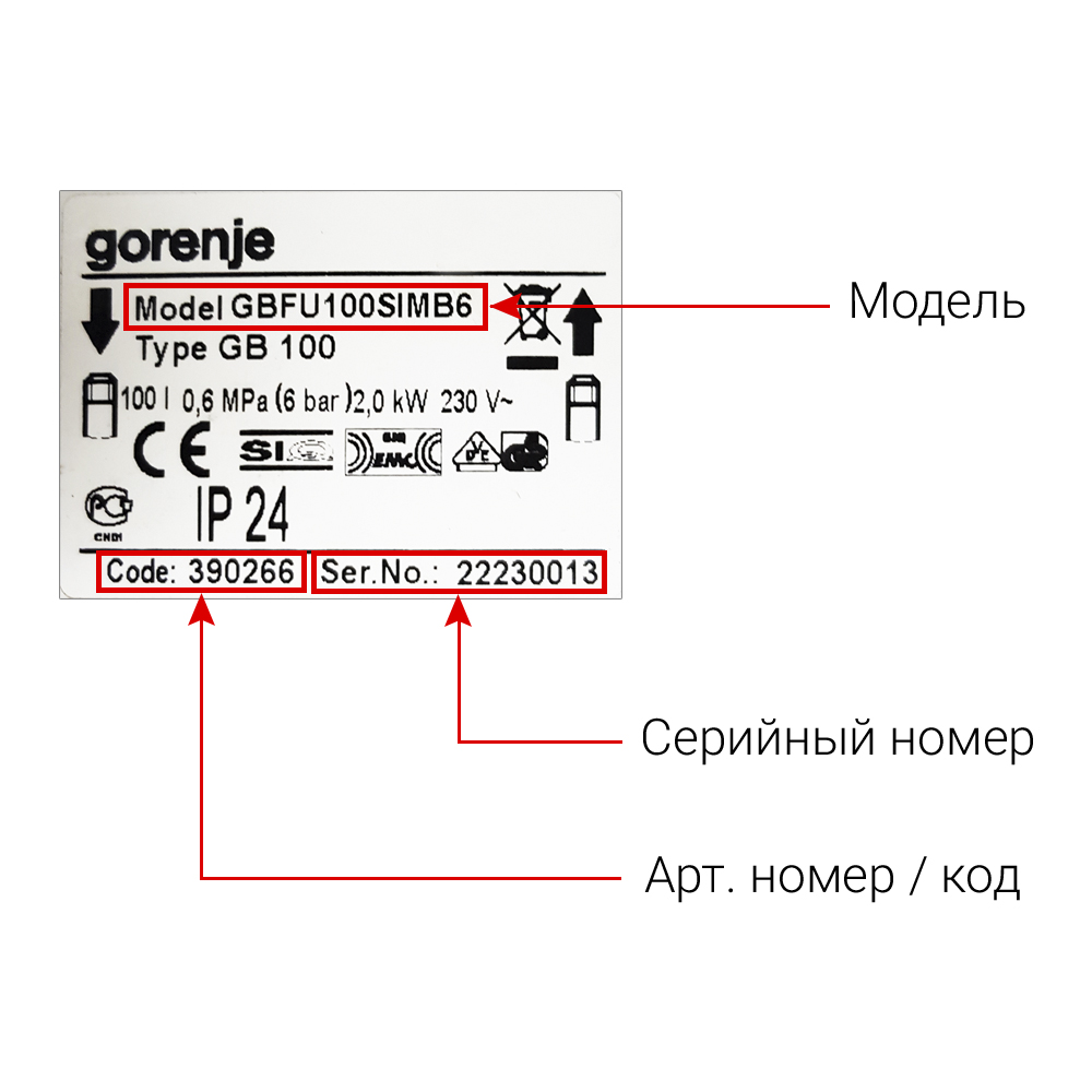 Водонагреватели электрические (накопительные и проточные) GORENJE