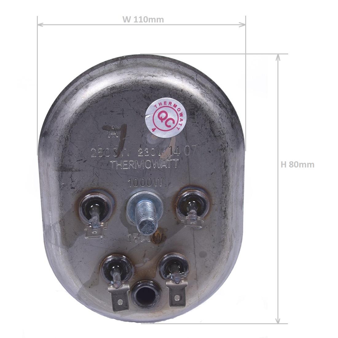 картинка Элемент нагревательный (ТЭН) 1000+1500Вт  водонагревателя в Сервисном центре «Близнецов»