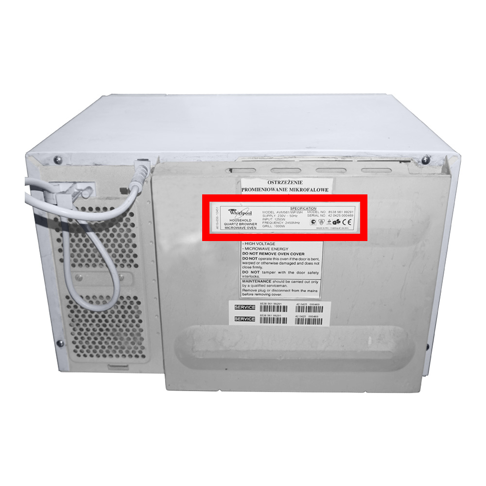 Микроволновые печи (СВЧ) WHIRLPOOL