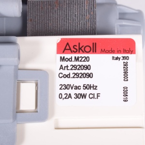 картинка Насос сливной (Askoll) стиральной машины в Сервисном центре «Близнецов»